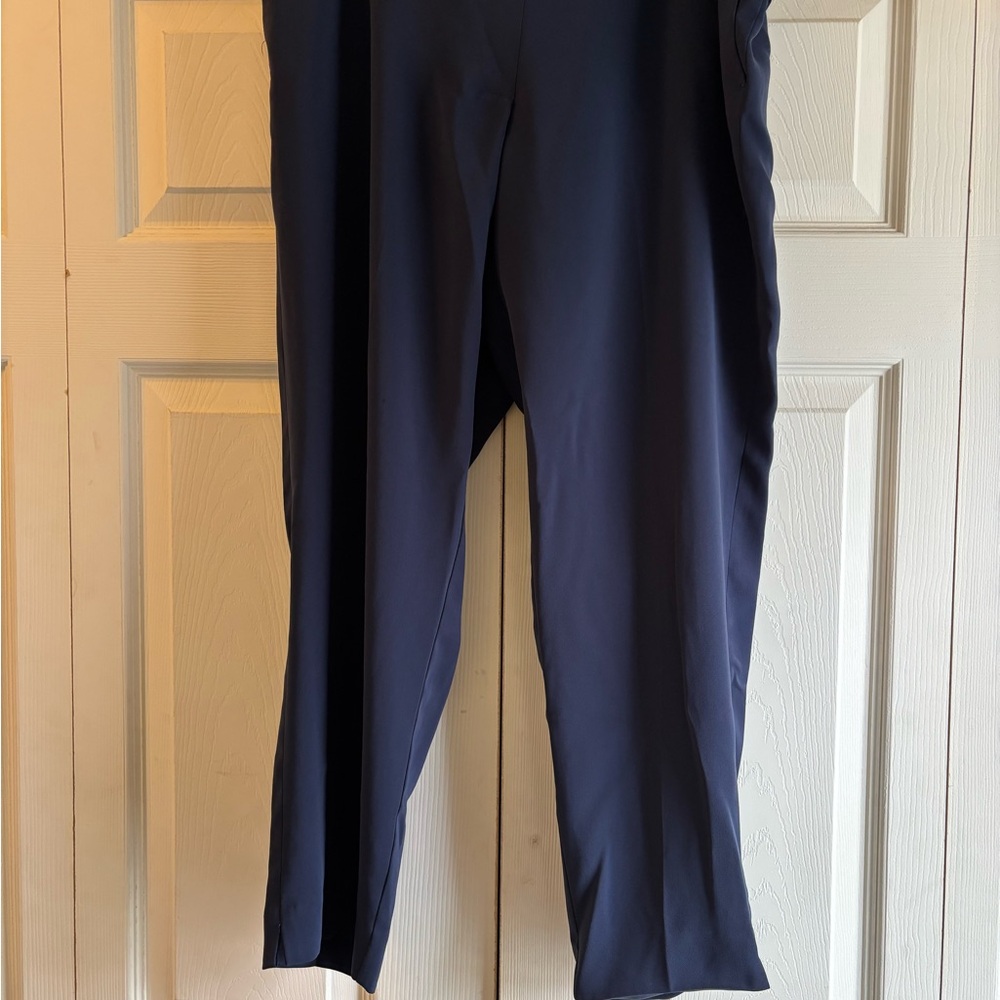 J.Crew Maternity Jamie Straight-Leg Work Pant, Navy Blue, Size 10 - Picture 2 of 9